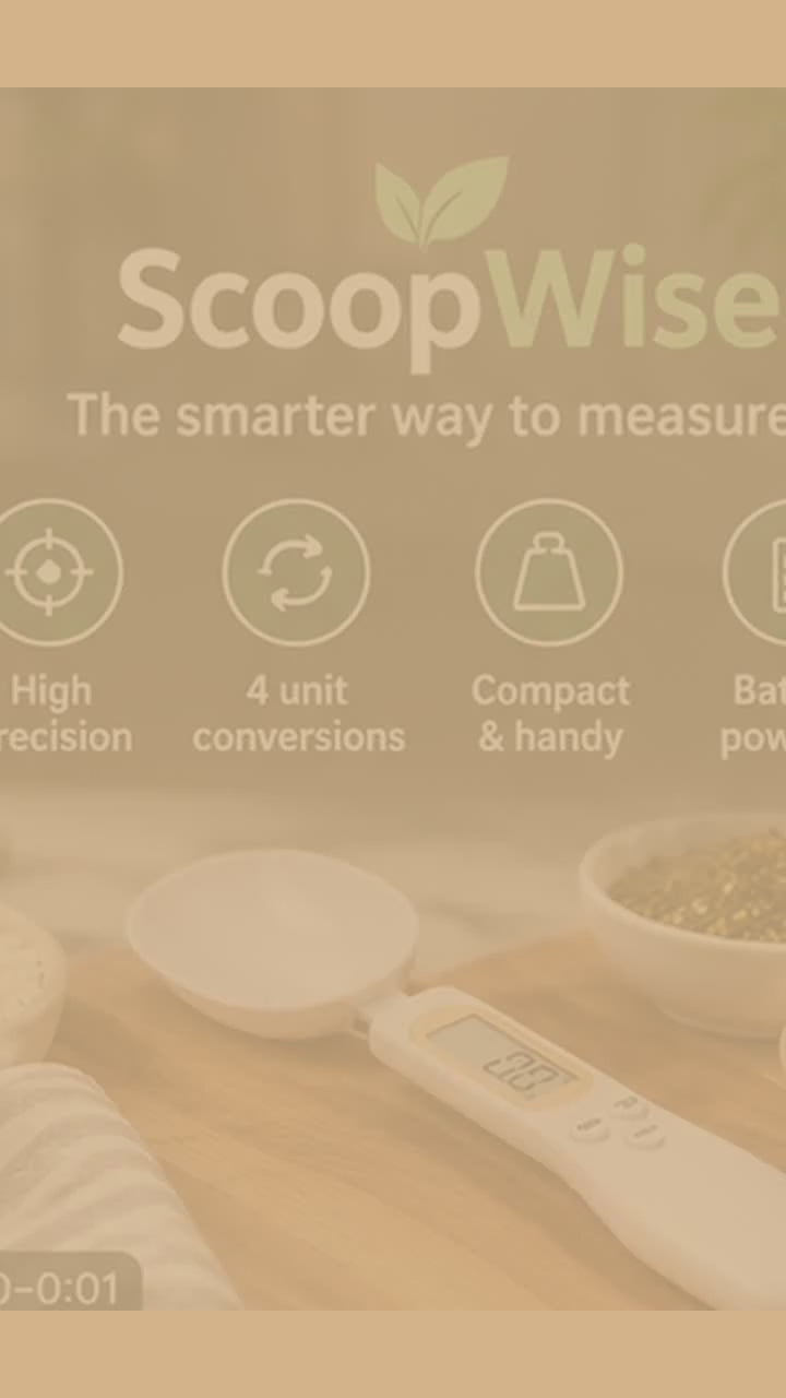 ScoopWise Mini Digital Measuring Spoon